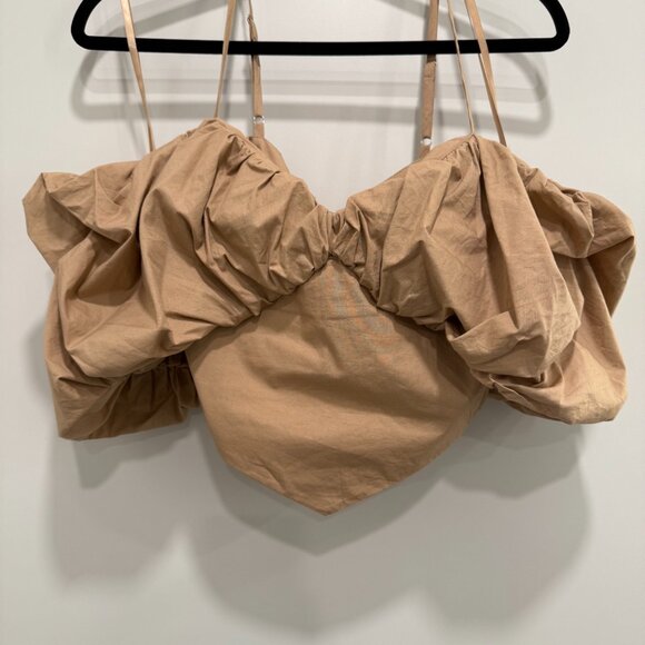 SEEK THE LABEL/TWO-PIECE SET/RUFFLED CROP TOP AND PLEATED PANTS/SIZE: MEDIUM - Picture 5 of 9